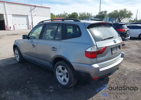 2007 BMW X3 3.0Si from USA, damaged, VIN WBXPC93407WF20334